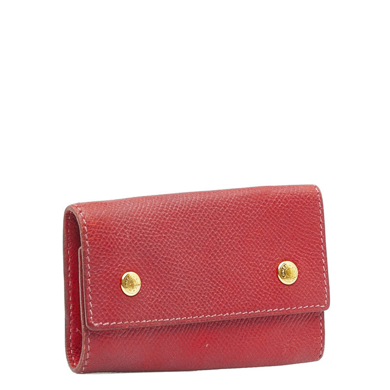 Hermes Key Case Red Leather