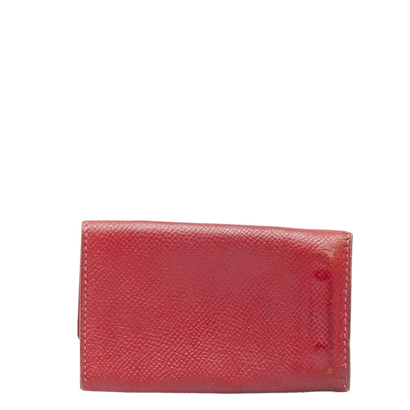 Hermes Key Case Red Leather