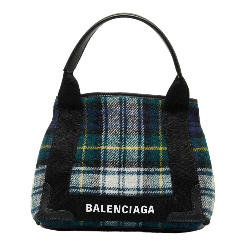 Balenciaga Cabas XS Check Handbag