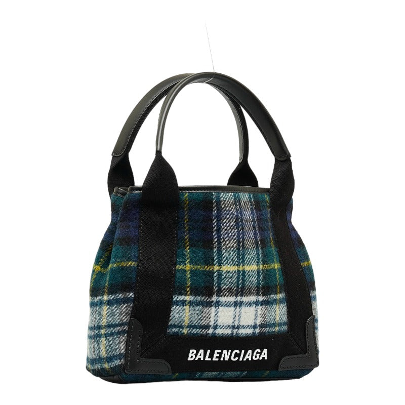 Balenciaga Cabas XS Check Handbag