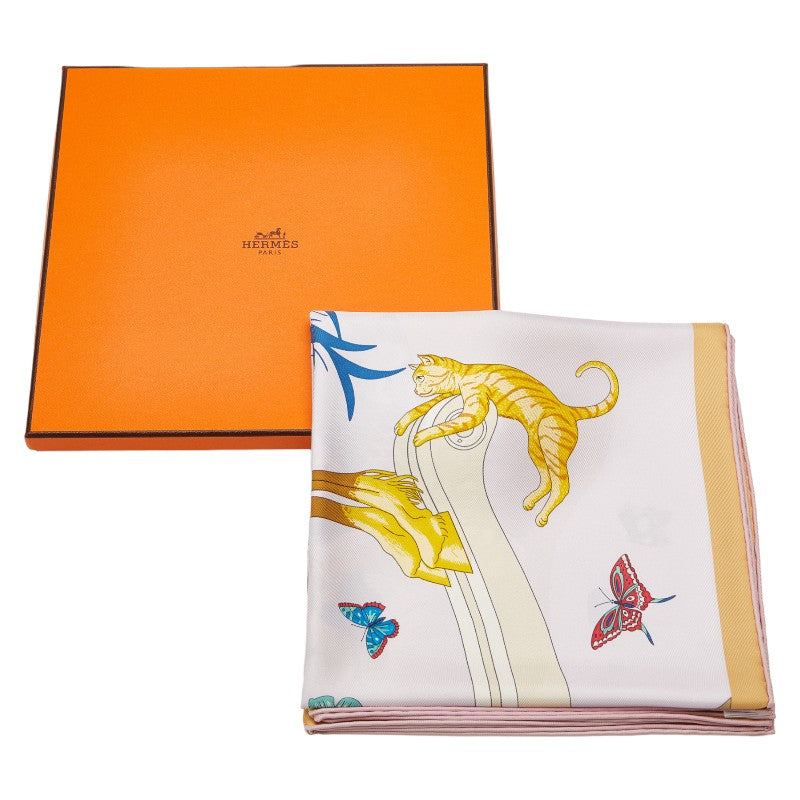 Hermes Carre 90 Hermes Story Silk Scarf