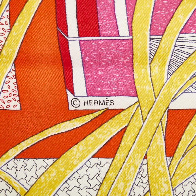 Hermes Carre 70 Rendez Vous Chez Silk Scarf