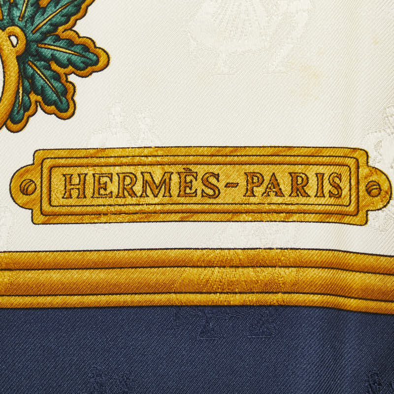 Hermes Carre 90 Joies D'Hiver Winter Pleasures Silk Scarf