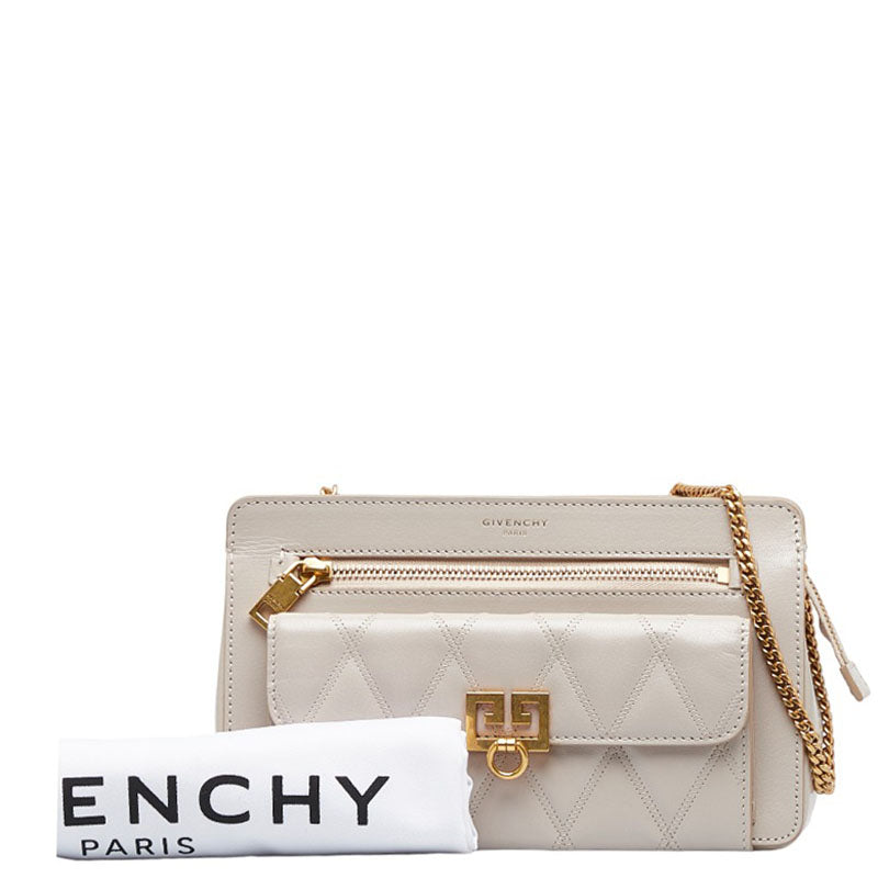 Givenchy Pocket Diagonal Chain Shoulder Bag BB5059B08Z