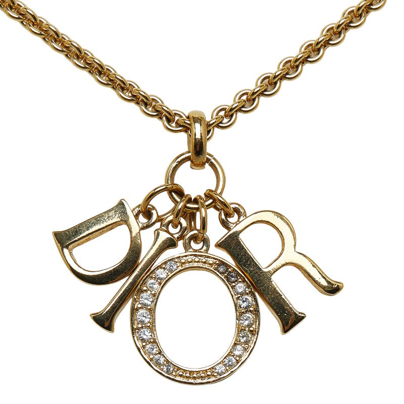 Dior Logo Charm Necklace
