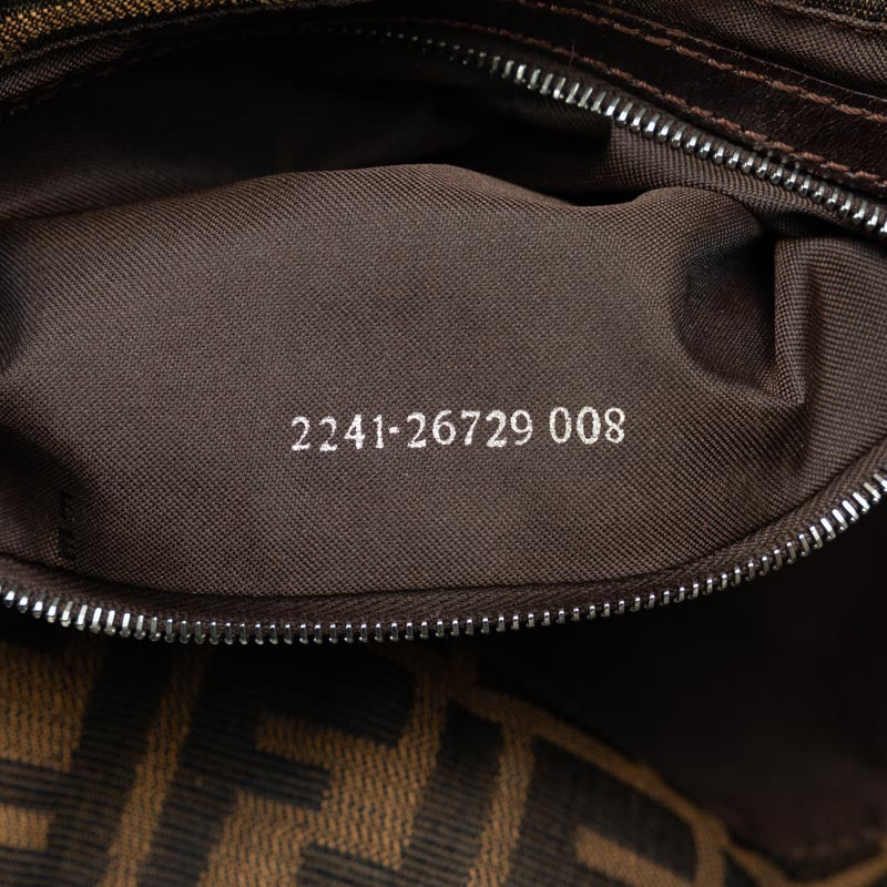 Fendi Zucca Canvas Hobo Bag