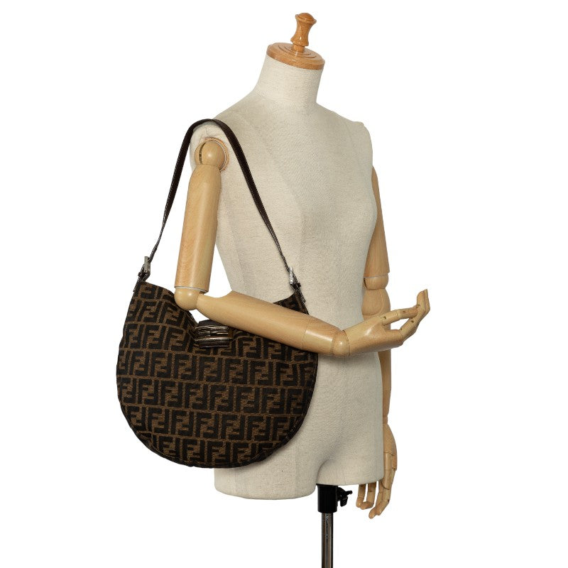 Fendi Zucca Canvas Hobo Bag