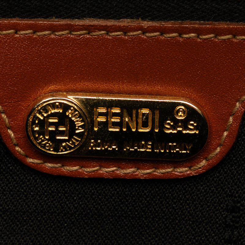 Fendi Pequin Handbag