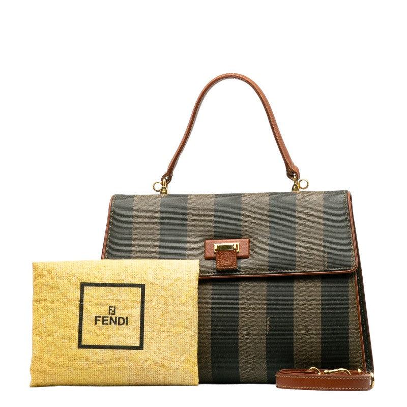 Fendi Pequin Handbag