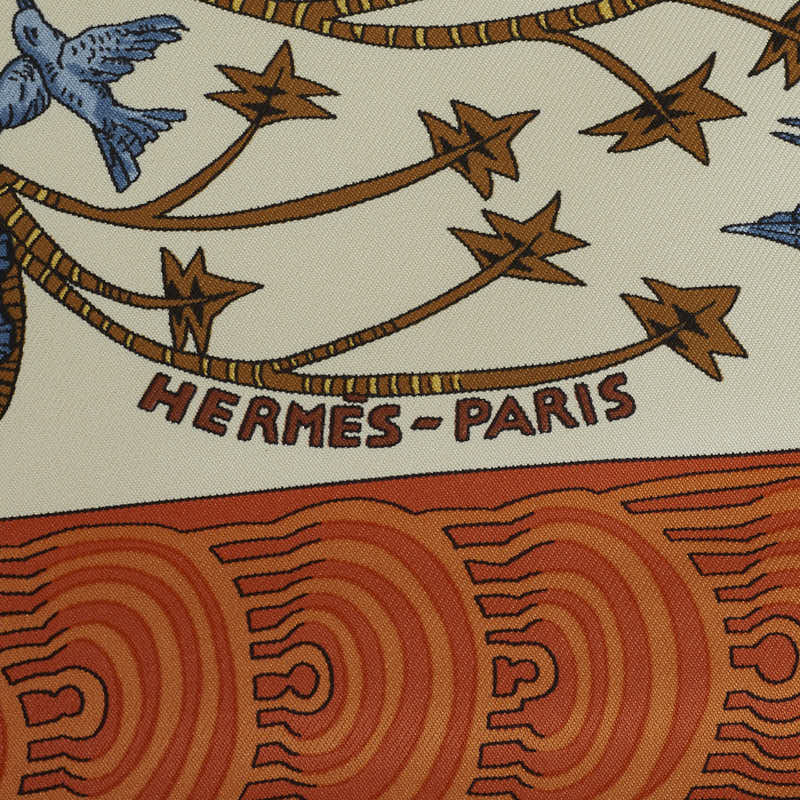 Hermes Carré 90 Les Legendes De L'Arbre Scarf