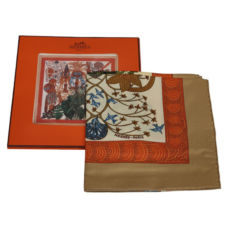 Hermes Carré 90 Les Legendes De L'Arbre Scarf