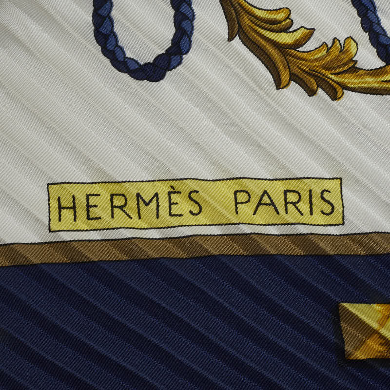 Hermes Carre 90 Les Cles Silk Scarf