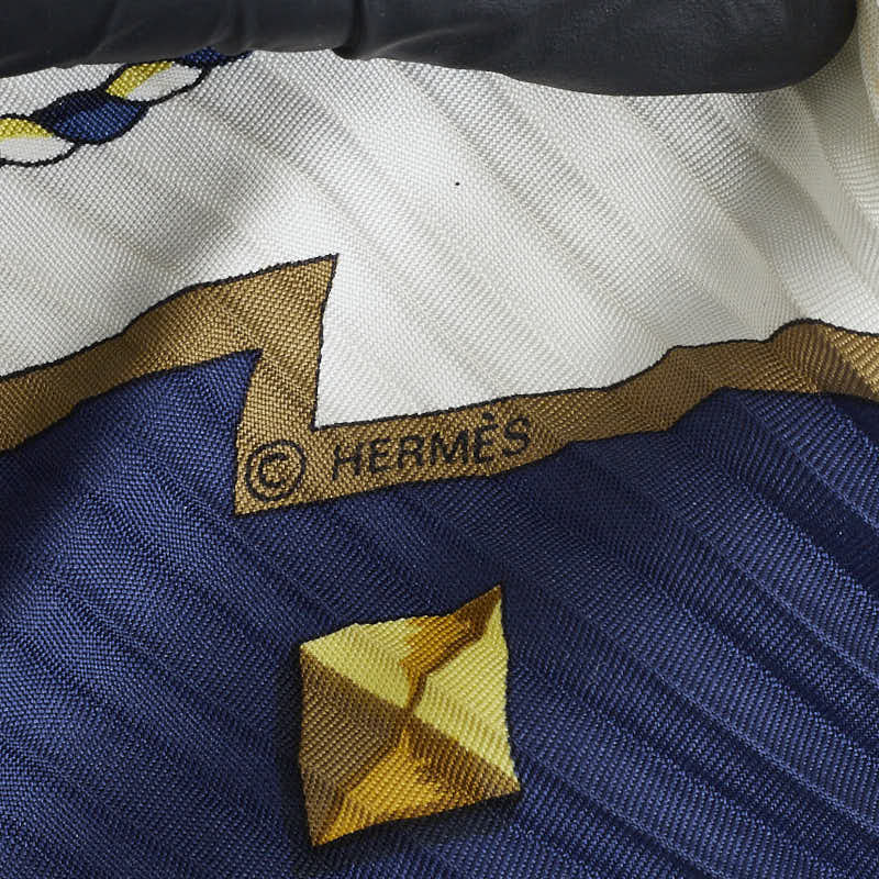 Hermes Carre 90 Les Cles Silk Scarf