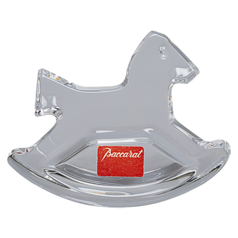 Baccarat Rocking Horse Crystal Figurine