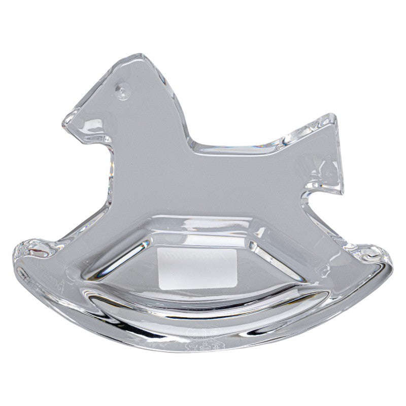 Baccarat Rocking Horse Crystal Figurine