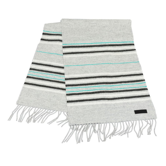 Hermes Border Muffler Cashmere Scarf