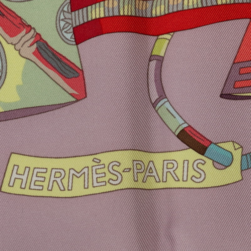 Hermes Carre 90 Voyage En Etoffes A Journey Through The World's Fabrics Silk Scarf