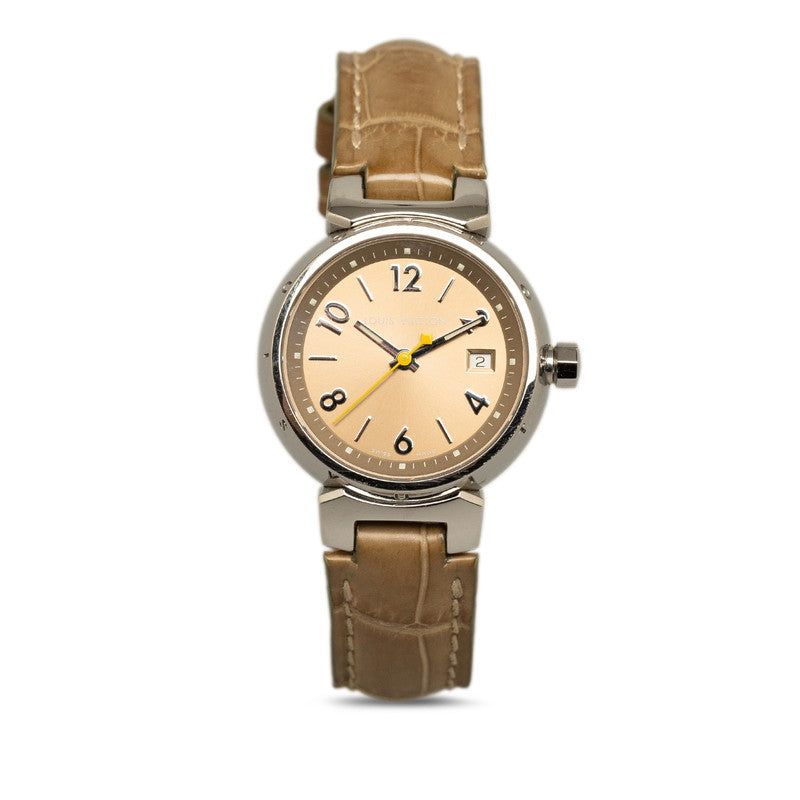 Louis Vuitton Tambour Date Wristwatch Q1212 Quartz