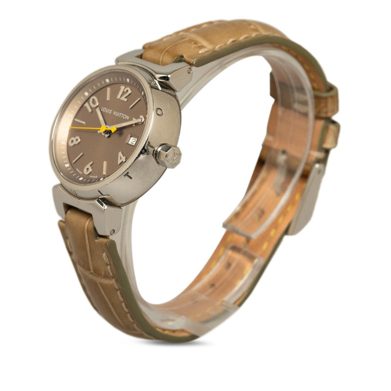 Louis Vuitton Tambour Date Wristwatch Q1212 Quartz