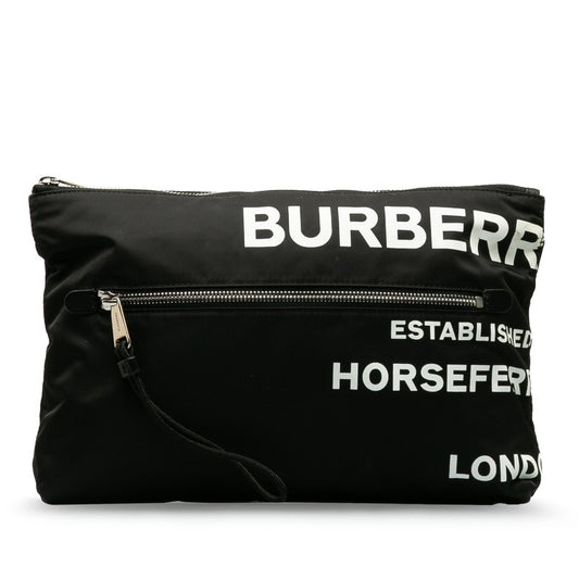 Burberry Logo Clutch Bag