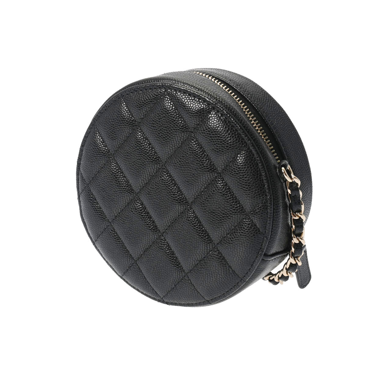 Chanel Matelassé Round Chain Shoulder Bag