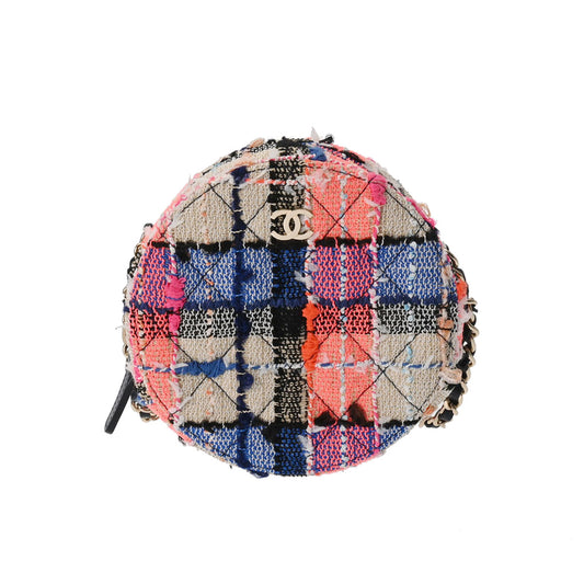 Chanel Tweed Round As Earth Bag