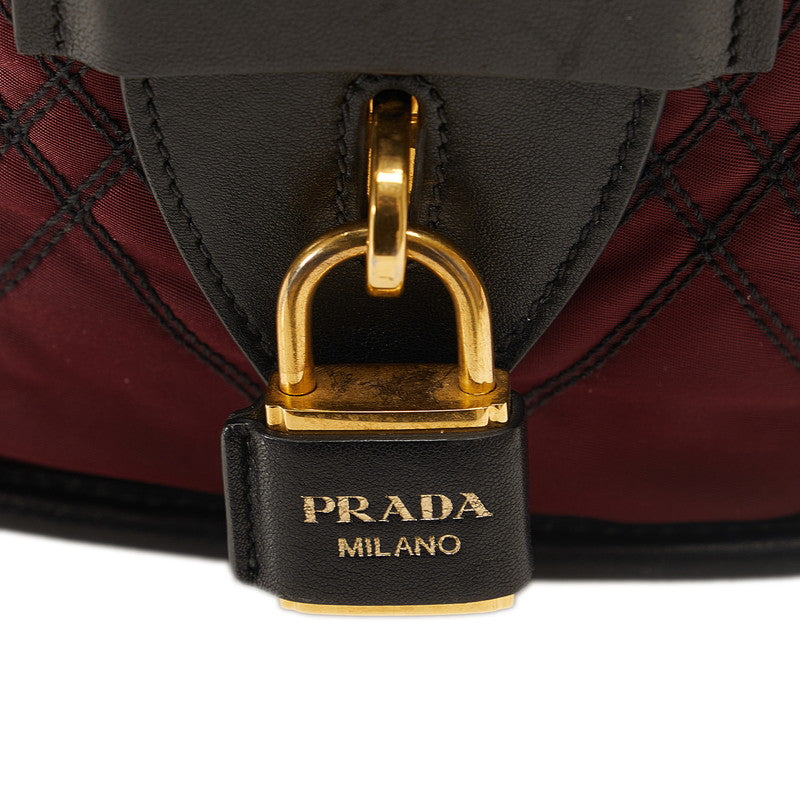 Prada Tesuto Impuntu Stitching Handbag