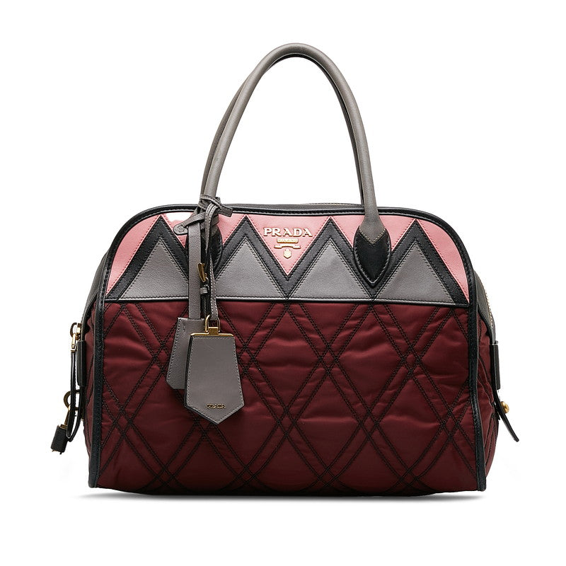 Prada Tesuto Impuntu Stitching Handbag