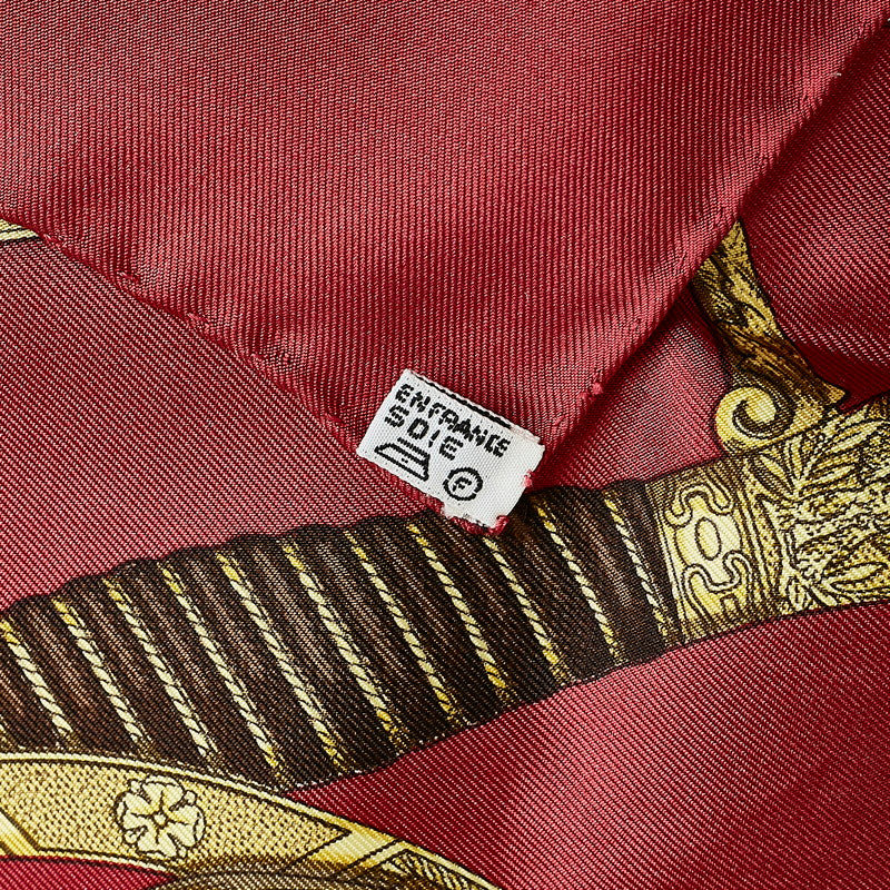 Hermes Carre 90 Grand Uniforme Grand Uniform Silk Scarf