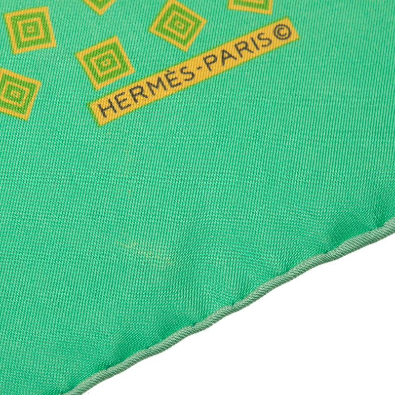 Hermes Carre 45 Petit Carre All-over Pattern Silk Scarf