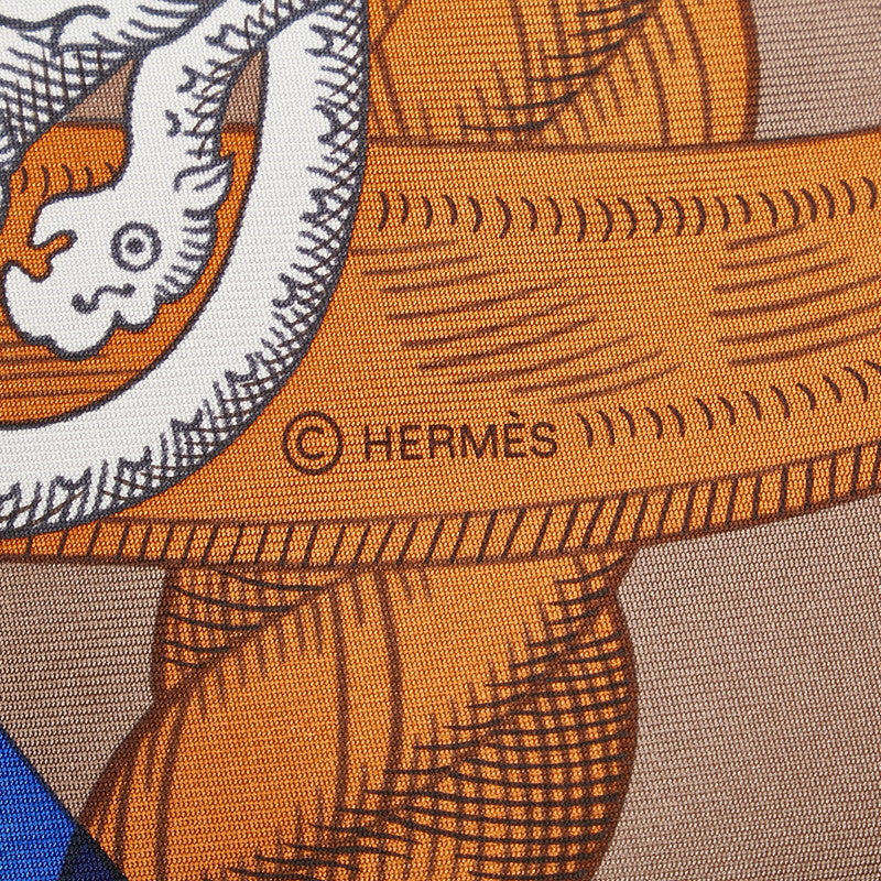 Hermes Carre 90 Cosmos Della Cavalleria Finesse Della Cavalleria Silk Scarf