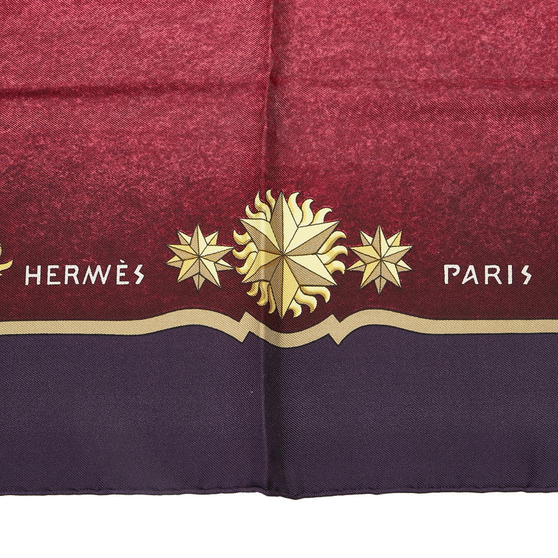 Hermes Carre 90 Cosmos Pegasus Silk Scarf