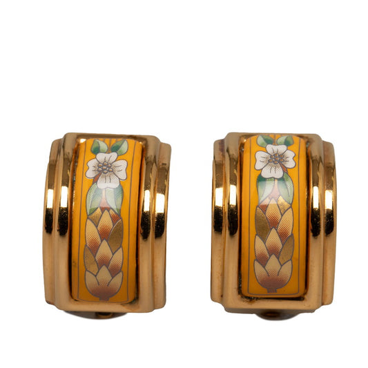 Hermes Gold Plated Earrings