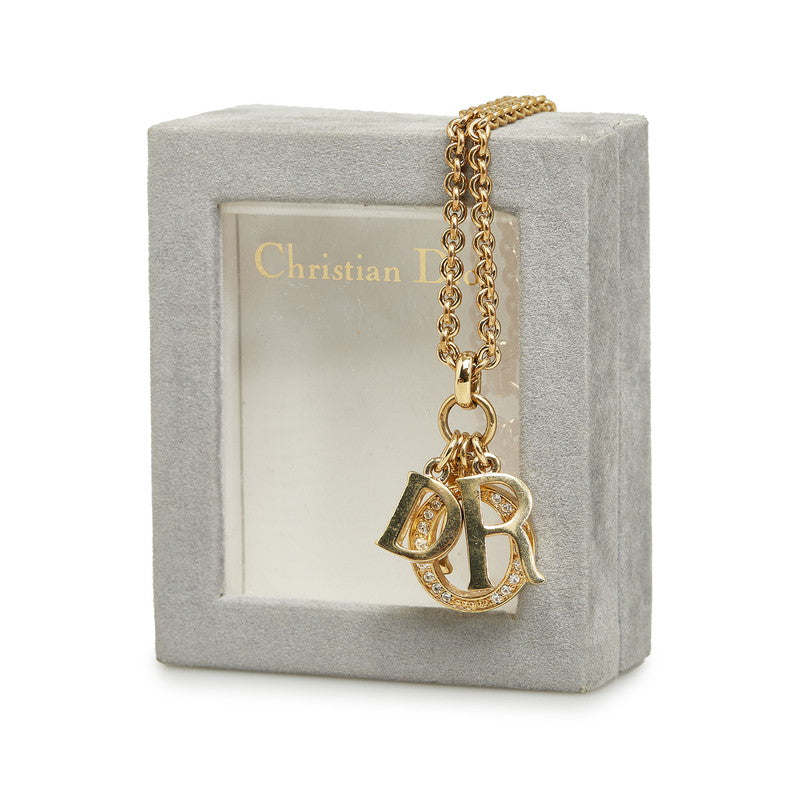 Dior Grande Gold D I O R Letter Charm Necklace