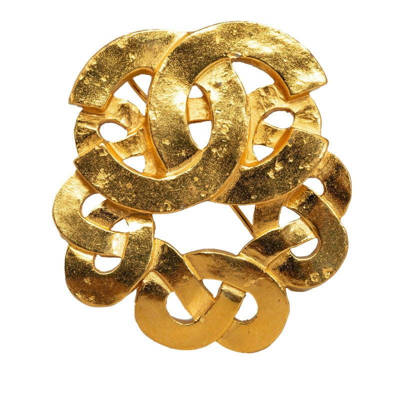 Chanel Swirling CC Brooch