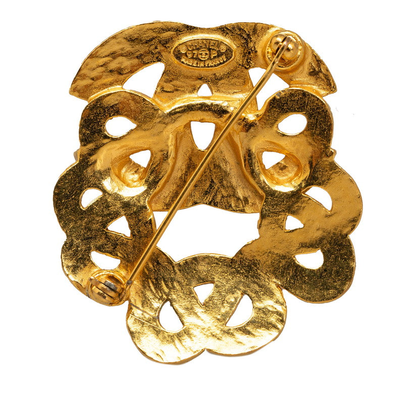 Chanel Swirling CC Brooch