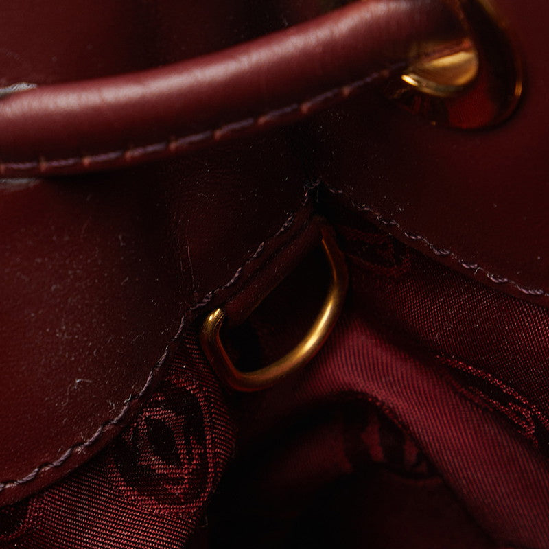 Cartier Must de Cartier Bordeaux Bucket Bag