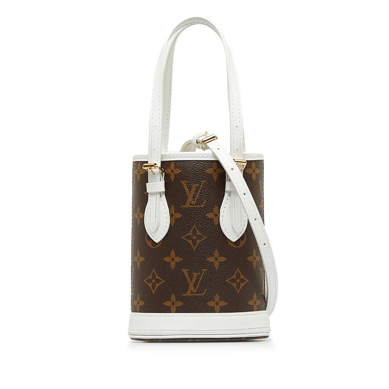 Louis Vuitton Monogram Nano Bucket Handbag