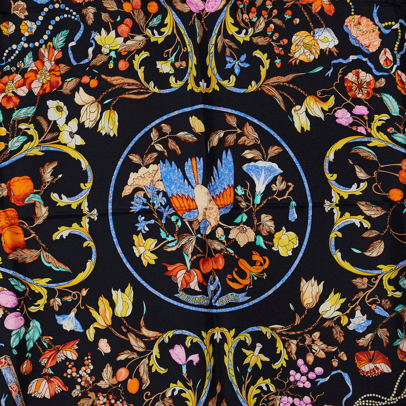 Hermes Carre 90 Pierres D Orient Et D Occident Oriental Stone and Western Stonework Silk Scarf