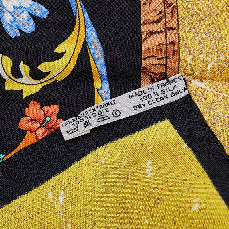 Hermes Carre 90 Pierres D Orient Et D Occident Oriental Stone and Western Stonework Silk Scarf