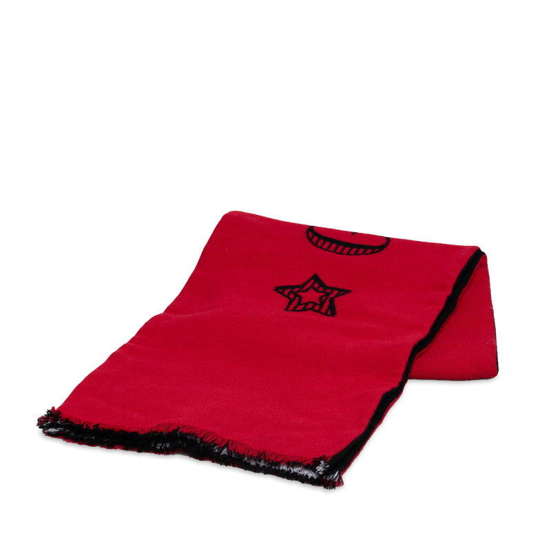 Gucci Logo Reversible Wool Scarf