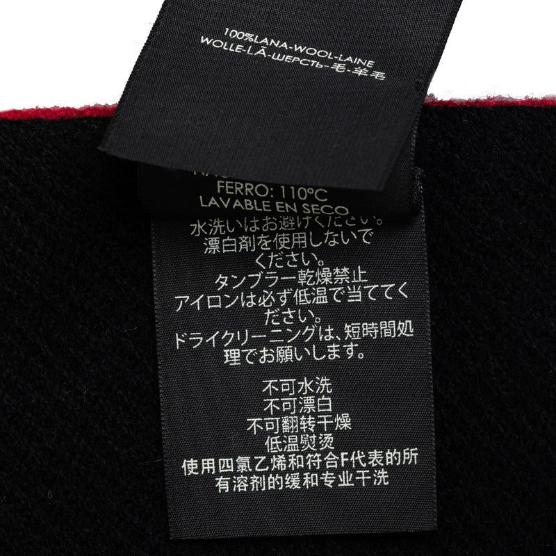 Gucci Logo Reversible Wool Scarf