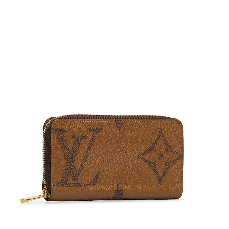 Louis Vuitton Monogram Giant Reverse Zippy Wallet