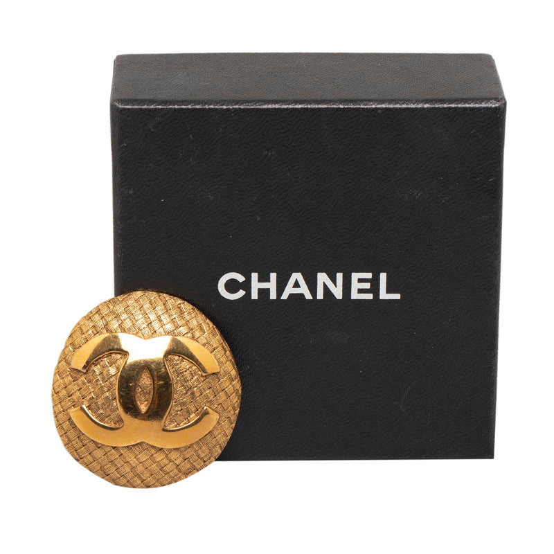 Chanel Vintage Brooch Gold Plated