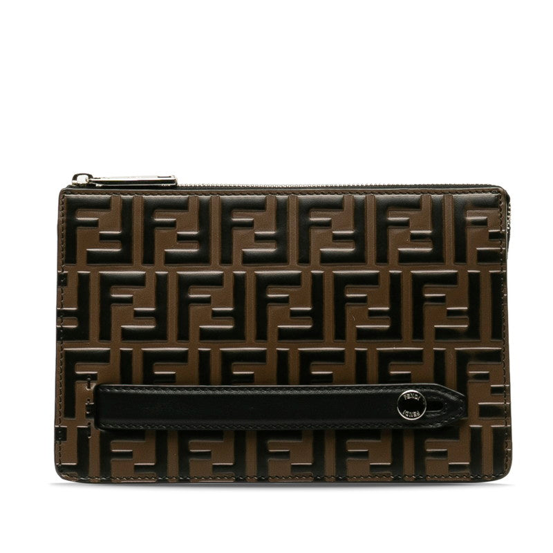 Fendi Zucca Clutch Bag