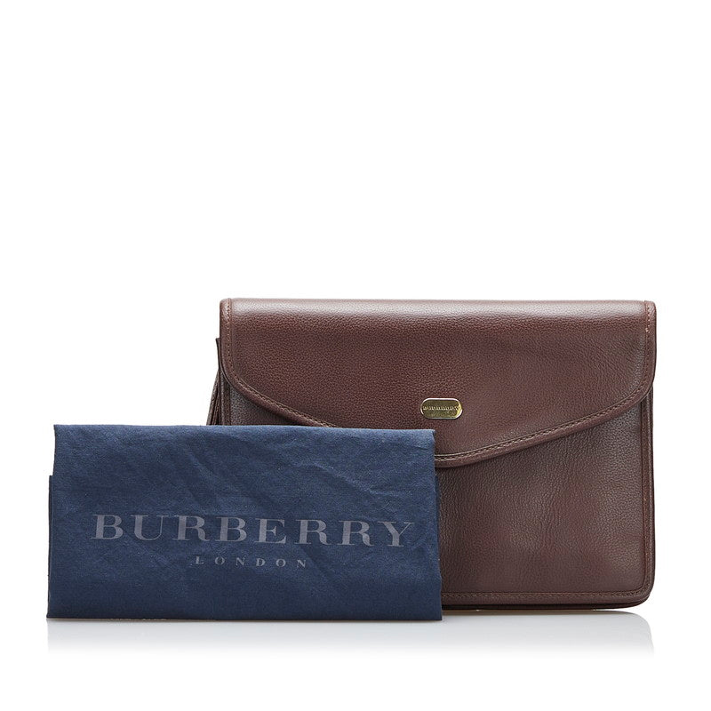 Burberry Leather Clutch Bag