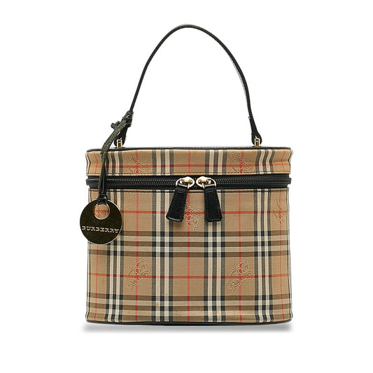 Burberry Nova Check Shadow Horse Handbag