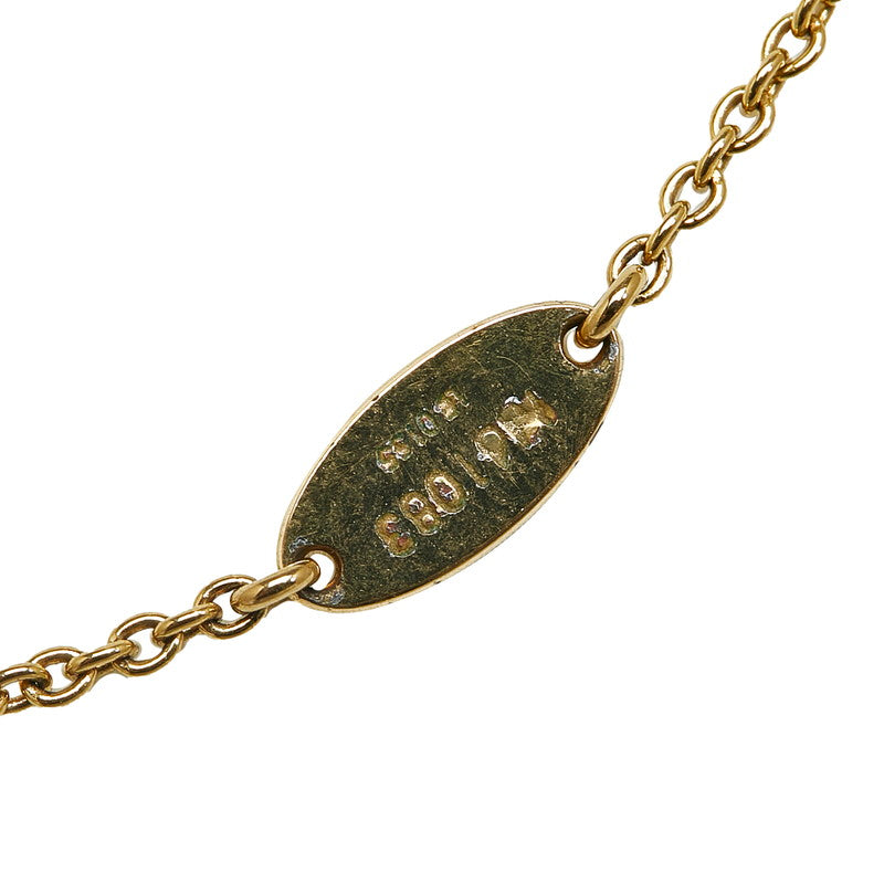 Louis Vuitton Essential V M61083 Gold Plated Necklace