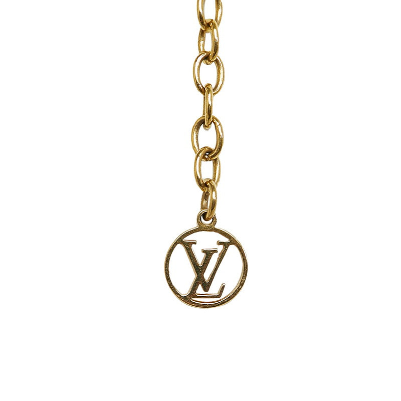 Louis Vuitton Essential V M61083 Gold Plated Necklace